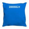 200000+ miles sticker vinyl Throw Pillow