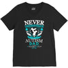 autism dad V-Neck Tee