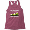 the mountains are calling Racerback Tank