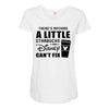 There's Nothing a Little Starbucks and Disney Can't Fix Maternity Scoop Neck T-shirt