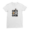 cats cats cats Ladies Fitted T-Shirt