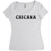 chicana eroded Women's Triblend Scoop T-shirt