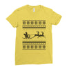 ugly santa claus Ladies Fitted T-Shirt