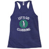 lets go clubbing Racerback Tank