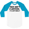tee top joke costume rude slogan 3/4 Sleeve Shirt
