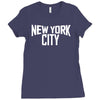 new york city ringer Ladies Fitted T-Shirt
