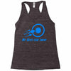 my boys can swim Racerback Tank