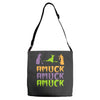 amuck, amuck, amuck! Adjustable Strap Totes