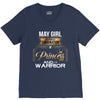 may girl is a perfect combination of princess and warrior V-Neck Tee