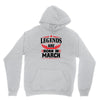 Legends Are Born In March Youth Hoodie