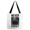 never forget floppy disk Tote Bags