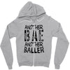 another bae another baller girls Zipper Hoodie