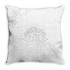 i have an awesome moustache Throw Pillow