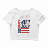 happy 4th of july Crop Top