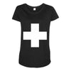 switzerland international  country t sport flag sport swiss Maternity Scoop Neck T-shirt