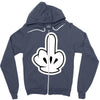 ski glove Zipper Hoodie