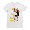 ask me about my feminist agenda frida kahlo Ladies Fitted T-Shirt