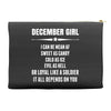 Super December Girl Accessory Pouches