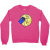 time travel to the moon Crewneck Sweatshirt