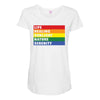Lgbt Ampersand Maternity Scoop Neck T-shirt