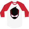 ninja mask on 3/4 Sleeve Shirt