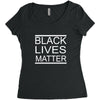 black lives matter Women's Triblend Scoop T-shirt