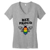 Bee proud Women's V-Neck T-Shirt