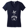 grow marijuana Women's V-Neck T-Shirt