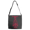 hanging around Adjustable Strap Totes