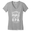 My Favorite People Call Me Opa Women's V-Neck T-Shirt