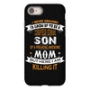 Super Cool Son Of A Freaking Awesome Mom iPhone 8