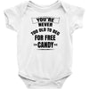 for free candy Baby Bodysuit
