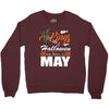 Halloween Kings Are Born In May Crewneck Sweatshirt