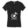 music3 Women's V-Neck T-Shirt