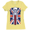 british biker Ladies Fitted T-Shirt