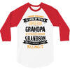 Super Cool Grandpa Of A Freaking Awesome Grandson 3/4 Sleeve Shirt