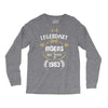 legendary riders are born in 1963 Long Sleeve Shirts