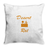 desert rat Throw Pillow