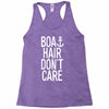 boat hair don't care Racerback Tank