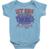 my son was so amazing god made Baby Onesie