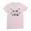 meow Ladies Fitted T-Shirt