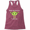 yoda quote Racerback Tank
