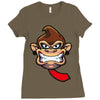 monkey (2) Ladies Fitted T-Shirt