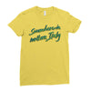 call me by your name somewhere in northern italy Ladies Fitted T-Shirt