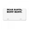 dear santa sent rent License Plate