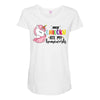 My Unicorn Ate My Homework Maternity Scoop Neck T-shirt