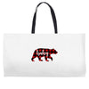 baby christmas bear Weekender Totes