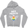 Bee proud Zipper Hoodie