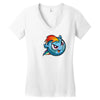 rainbow soccer Women's V-Neck T-Shirt