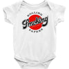 rolling papers smoking college retro stoner Baby Onesie